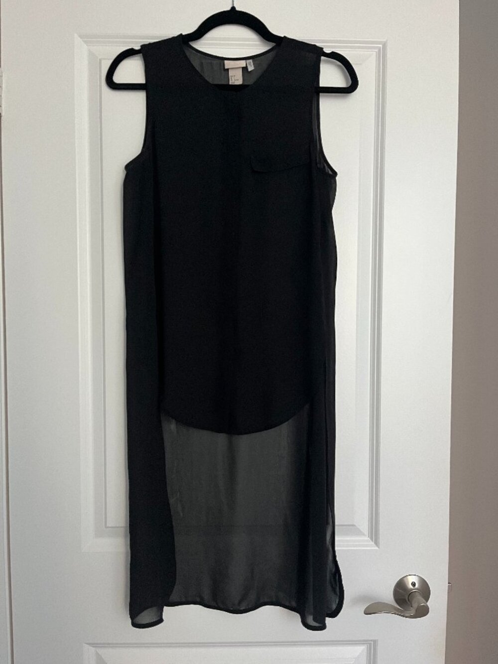 H&M Sheer Sleeveless Shirt